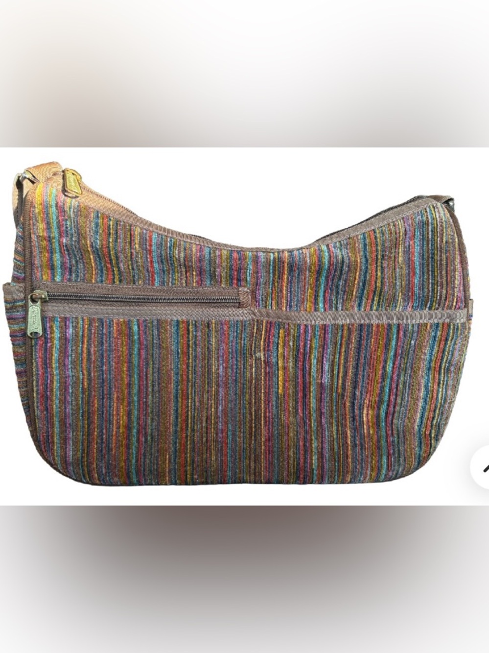 Danny K. Hampton bag. Multicolor Striped Shoulder Bag - Women's Everyday Bag